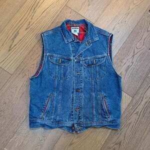 Vintage Lee denim trucker vest